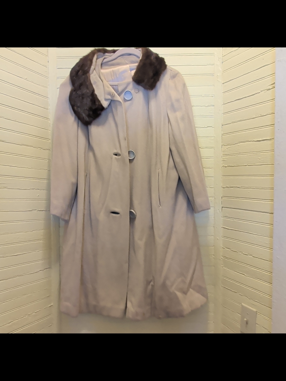 Vintage Cashmere Overcoat
